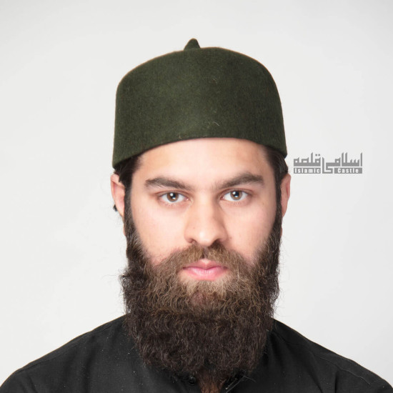 Rumi Mehndi Green Hat | رومی  مہندی سبز ٹوپی