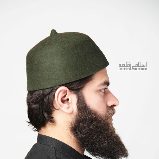 Rumi Mehndi Green Hat | رومی  مہندی سبز ٹوپی