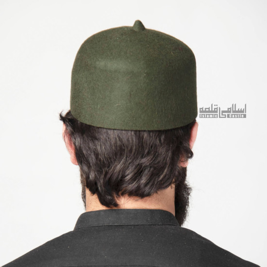 Rumi Mehndi Green Hat | رومی  مہندی سبز ٹوپی