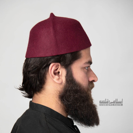 Rumi Maroon Hat | رومی  سرمئی ٹوپی