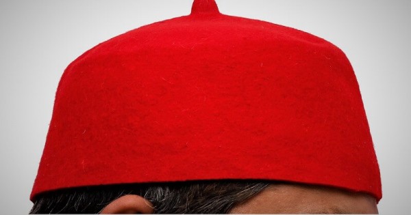 Rumi Red Hat – Traditional Ottoman Sufi Fez Cap | Islamic Castle