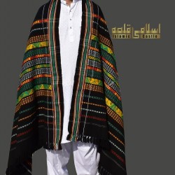 Thari Winter Sindhi Wadera Shawl – Multicolor Embroidery | Traditional Ethnic Wrap