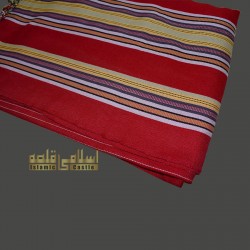Maroon Habirah Yemeni Shawl – Handmade Cotton Shawl from Tarim (Sunnah Inspired)