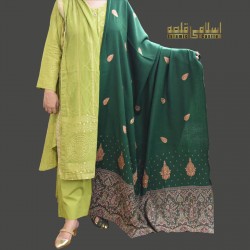 Dark Green Women Shawl