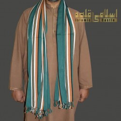 Dark Green Habirah Yemeni Shawl – Handmade Cotton Shawl from Tarim (Sunnah Inspired)