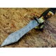 ND-107 Camel Bone Handle Beautiful 16 Inches Bowie Knife