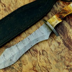 ND-107 Camel Bone Handle Beautiful 16 Inches Bowie Knife