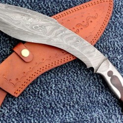 ND-108 Rose Wood Handle 16 Inches Kukri Bowie Knife