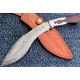 ND-108 Rose Wood Handle 16 Inches Kukri Bowie Knife ND-108 Rose Wood Handle 16 Inches Kukri Bowie Knife