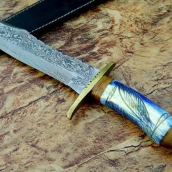 ND-109 Camel Bone Handle 18 inches Bowie Knife