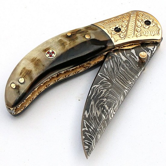 ND-111 Liner Lock Folding Knife Amazing File Work ND-111 Liner Lock Folding Knife Amazing File Work