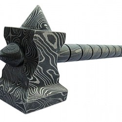 NH-100 Beautiful Full Damascus Steel 12 inches Hammer
