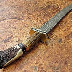 NS-108 CUSTOM HANDMADE 33 Inches Beautiful Stag Horn Handle Sword