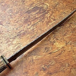 NS-108 CUSTOM HANDMADE 33 Inches Beautiful Stag Horn Handle Sword