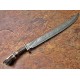 NS-108 CUSTOM HANDMADE 33 Inches Beautiful Stag Horn Handle Sword