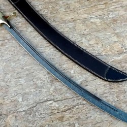 NS-109 CUSTOM HANDMADE 35 Inches Buffalo Horn Handle Arabian Sword