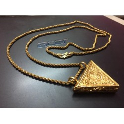 Triangle Taweez Amulet Talisman Gold