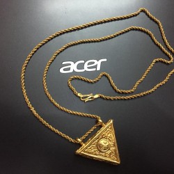 Triangle Taweez Amulet Talisman Gold