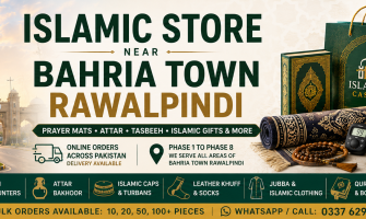 Islamic Store Near Bahria Town Rawalpindi – Prayer Mats, Attar, Tasbeeh & Islamic Gifts