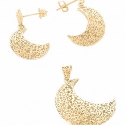 Mihrab of Medina Full Gold-Plated Jewelry Set – Inspired by Masjid Nabawi & Rawdah