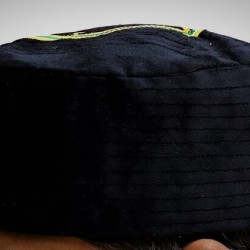 Kufi Nalain Cap Black Kufi Hat | نعلین مبارک کُفی ٹوپی - سیاہ رنگ