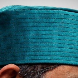 Kufi Nalain Cap Sea Green Sufi Muslim Hat