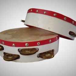 Pair of Wooden Dafli for Mawlid